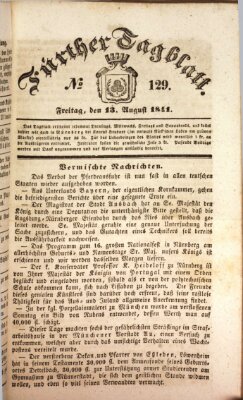 Fürther Tagblatt Freitag 13. August 1841