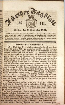 Fürther Tagblatt Freitag 3. September 1841