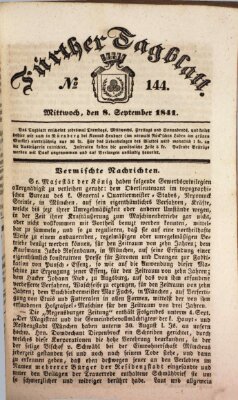 Fürther Tagblatt Mittwoch 8. September 1841