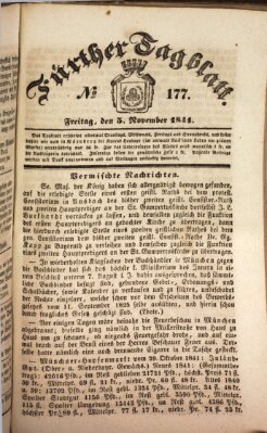 Fürther Tagblatt Freitag 5. November 1841