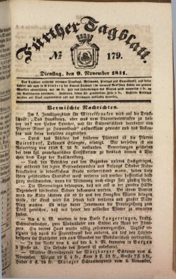 Fürther Tagblatt Dienstag 9. November 1841