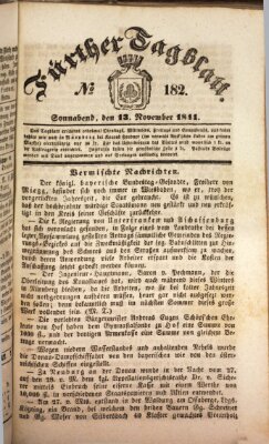 Fürther Tagblatt Samstag 13. November 1841