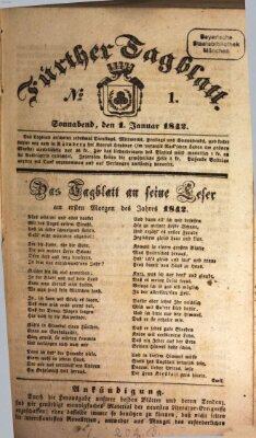 Fürther Tagblatt Saturday 1. January 1842