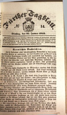 Fürther Tagblatt Dienstag 25. Januar 1842