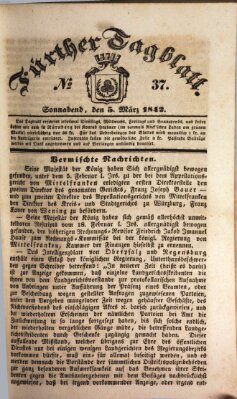 Fürther Tagblatt Samstag 5. März 1842