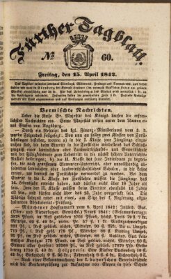 Fürther Tagblatt Freitag 15. April 1842