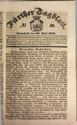 Fürther Tagblatt Samstag 30. April 1842