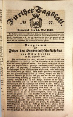 Fürther Tagblatt Samstag 14. Mai 1842