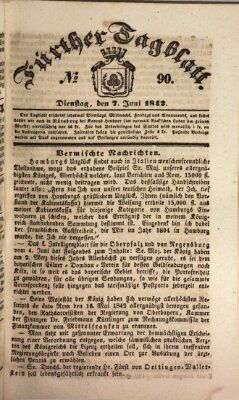 Fürther Tagblatt Dienstag 7. Juni 1842