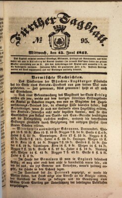 Fürther Tagblatt Mittwoch 15. Juni 1842