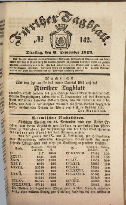 Fürther Tagblatt Dienstag 6. September 1842