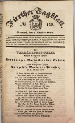 Fürther Tagblatt Mittwoch 5. Oktober 1842