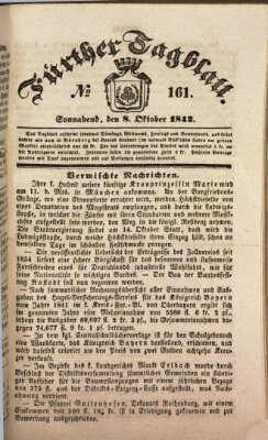 Fürther Tagblatt Samstag 8. Oktober 1842