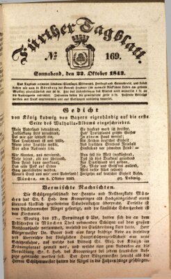 Fürther Tagblatt Samstag 22. Oktober 1842