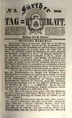Fürther Tagblatt Freitag 6. Januar 1843