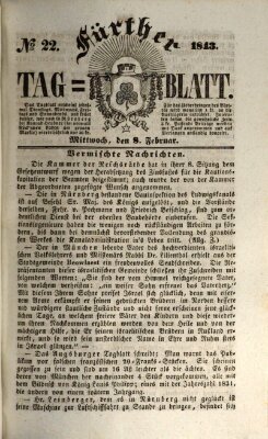 Fürther Tagblatt Mittwoch 8. Februar 1843