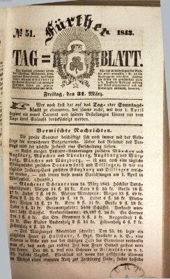 Fürther Tagblatt Freitag 31. März 1843