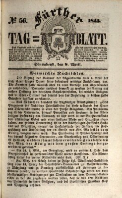 Fürther Tagblatt Samstag 8. April 1843