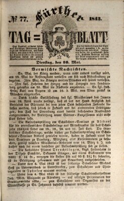 Fürther Tagblatt Dienstag 16. Mai 1843