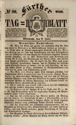 Fürther Tagblatt Mittwoch 7. Juni 1843