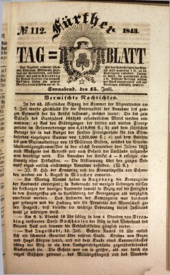 Fürther Tagblatt Samstag 15. Juli 1843