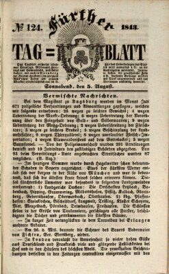 Fürther Tagblatt Samstag 5. August 1843