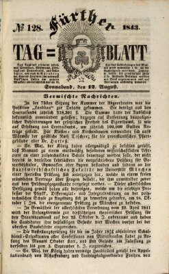 Fürther Tagblatt Samstag 12. August 1843