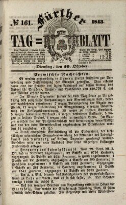 Fürther Tagblatt Dienstag 10. Oktober 1843