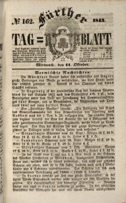 Fürther Tagblatt Mittwoch 11. Oktober 1843