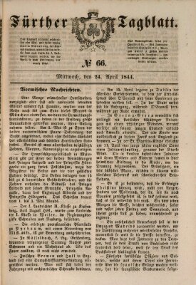 Fürther Tagblatt Mittwoch 24. April 1844