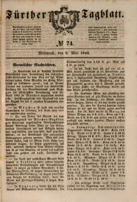 Fürther Tagblatt Mittwoch 8. Mai 1844