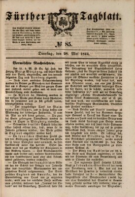 Fürther Tagblatt Dienstag 28. Mai 1844