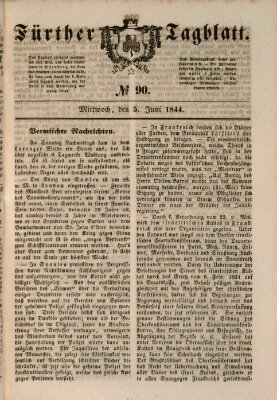 Fürther Tagblatt Mittwoch 5. Juni 1844