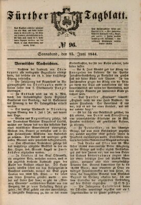 Fürther Tagblatt Samstag 15. Juni 1844