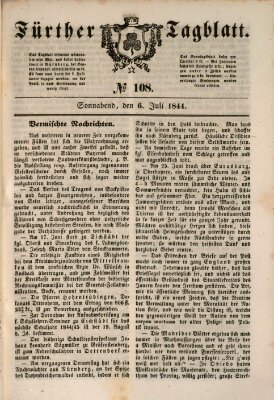 Fürther Tagblatt Samstag 6. Juli 1844