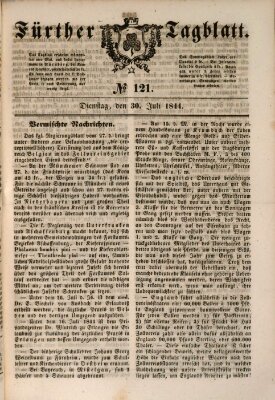 Fürther Tagblatt Dienstag 30. Juli 1844