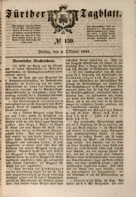 Fürther Tagblatt Freitag 4. Oktober 1844