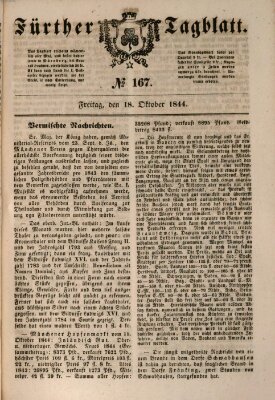 Fürther Tagblatt Freitag 18. Oktober 1844