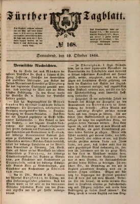 Fürther Tagblatt Samstag 19. Oktober 1844