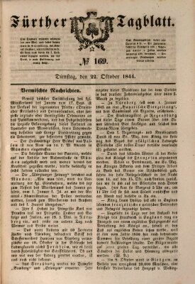 Fürther Tagblatt Dienstag 22. Oktober 1844