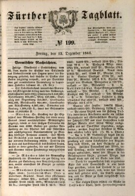 Fürther Tagblatt Freitag 13. Dezember 1844