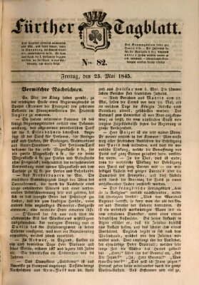 Fürther Tagblatt Freitag 23. Mai 1845