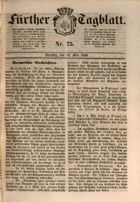 Fürther Tagblatt Dienstag 12. Mai 1846