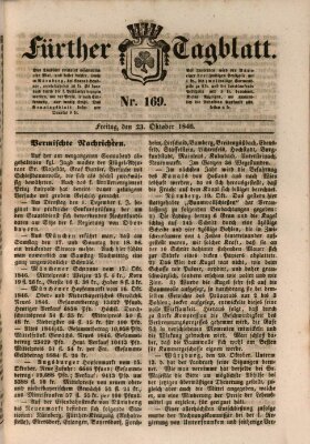 Fürther Tagblatt Freitag 23. Oktober 1846