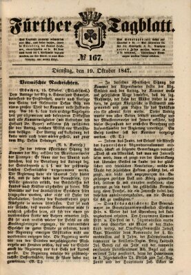 Fürther Tagblatt Dienstag 19. Oktober 1847