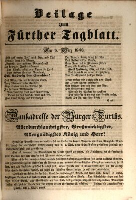 Fürther Tagblatt Montag 6. März 1848