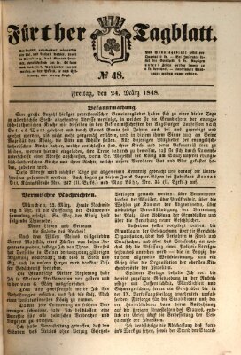 Fürther Tagblatt Freitag 24. März 1848