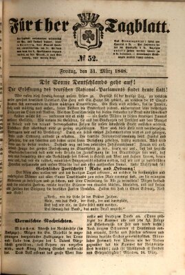 Fürther Tagblatt Freitag 31. März 1848