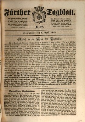 Fürther Tagblatt Samstag 8. April 1848