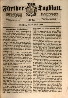 Fürther Tagblatt Dienstag 9. Mai 1848